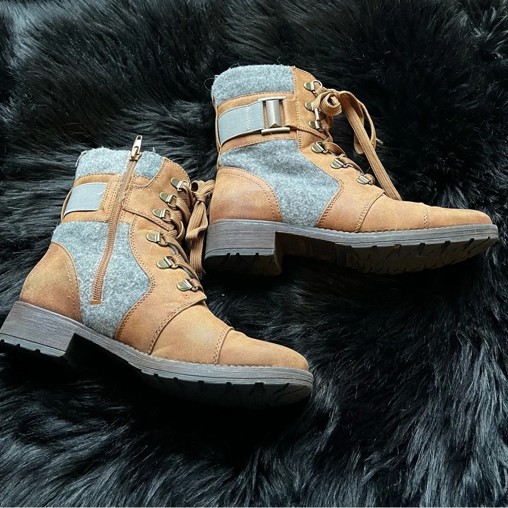 Crown Vintage “Nadia” Ankle Boots - Picture 10 of 10